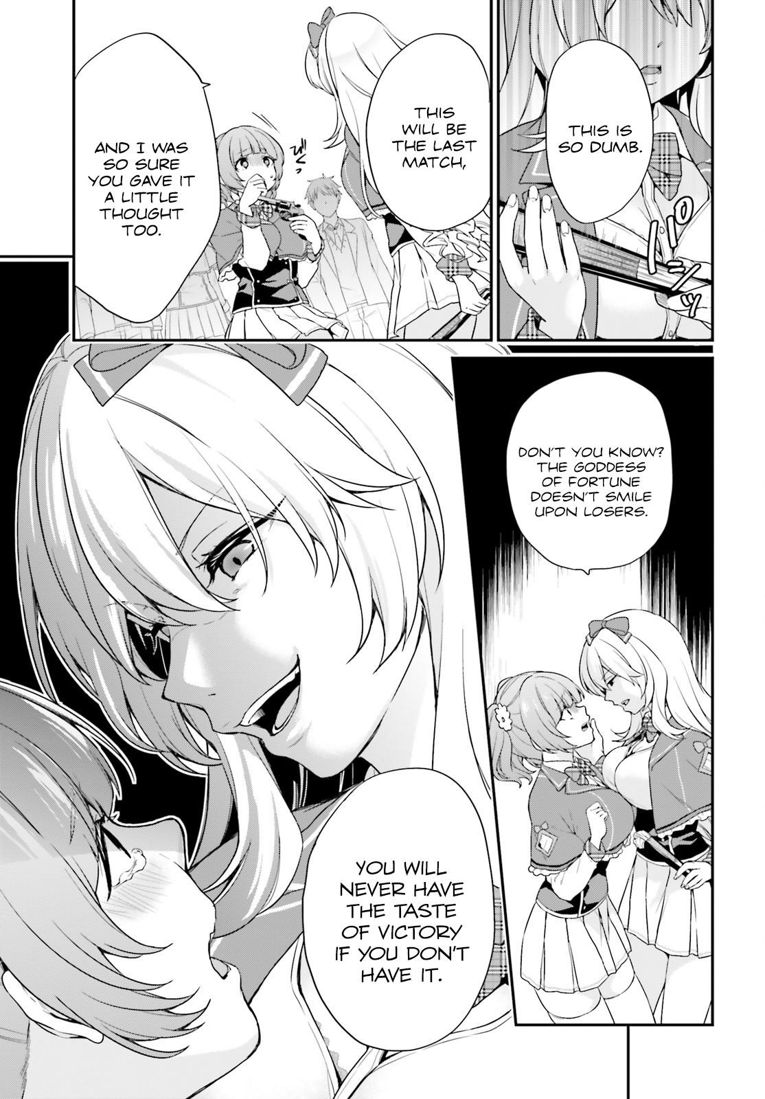 Dear Self-styled F rank bro’ says, he’s gonna rule a game-oriented school. Chapter 1 - Page 26