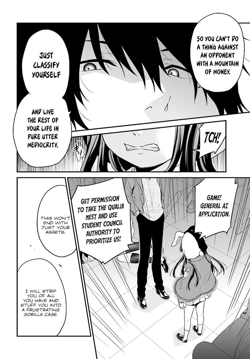 Dear Self-styled F rank bro’ says, he’s gonna rule a game-oriented school. Chapter 10 - Page 23