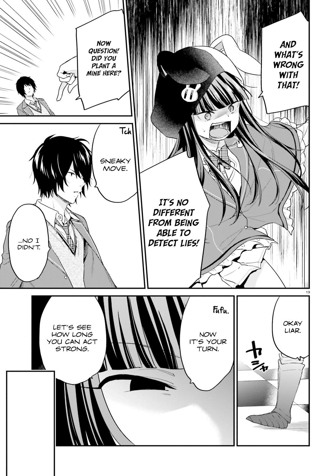 Dear Self-styled F rank bro’ says, he’s gonna rule a game-oriented school. Chapter 11 - Page 19