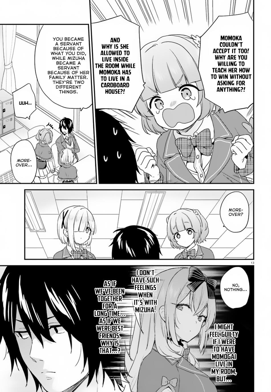 Dear Self-styled F rank bro’ says, he’s gonna rule a game-oriented school. Chapter 18 - Page 14