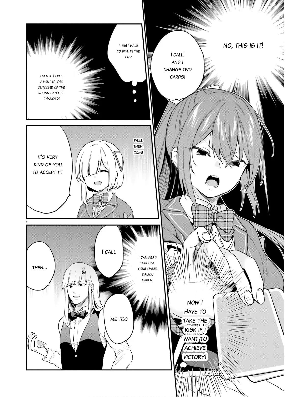 Dear Self-styled F rank bro’ says, he’s gonna rule a game-oriented school. Chapter 22 - Page 10