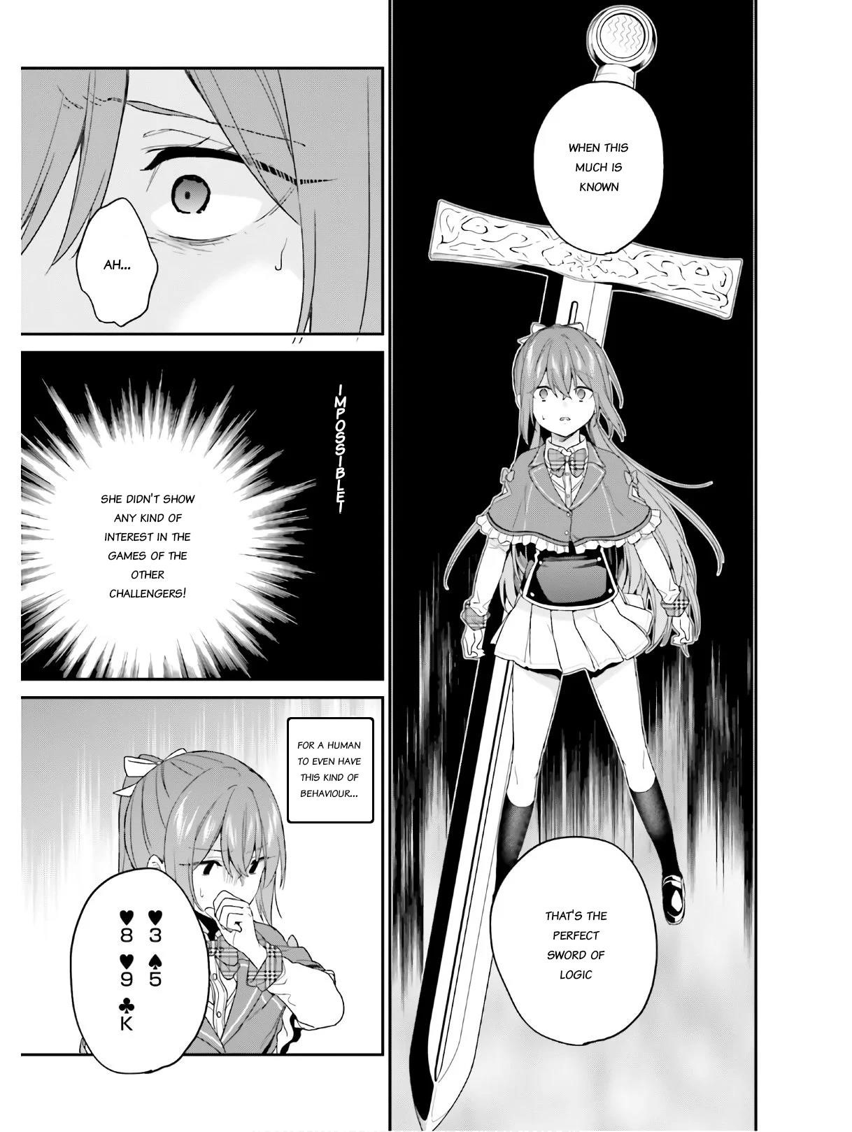 Dear Self-styled F rank bro’ says, he’s gonna rule a game-oriented school. Chapter 22 - Page 27