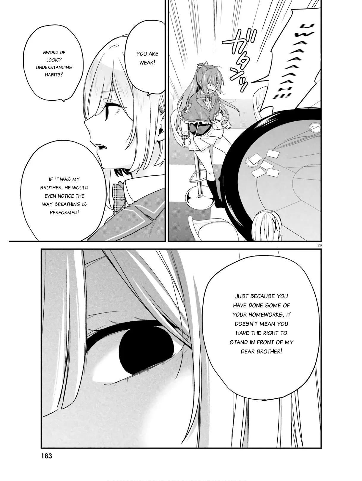 Dear Self-styled F rank bro’ says, he’s gonna rule a game-oriented school. Chapter 22 - Page 29