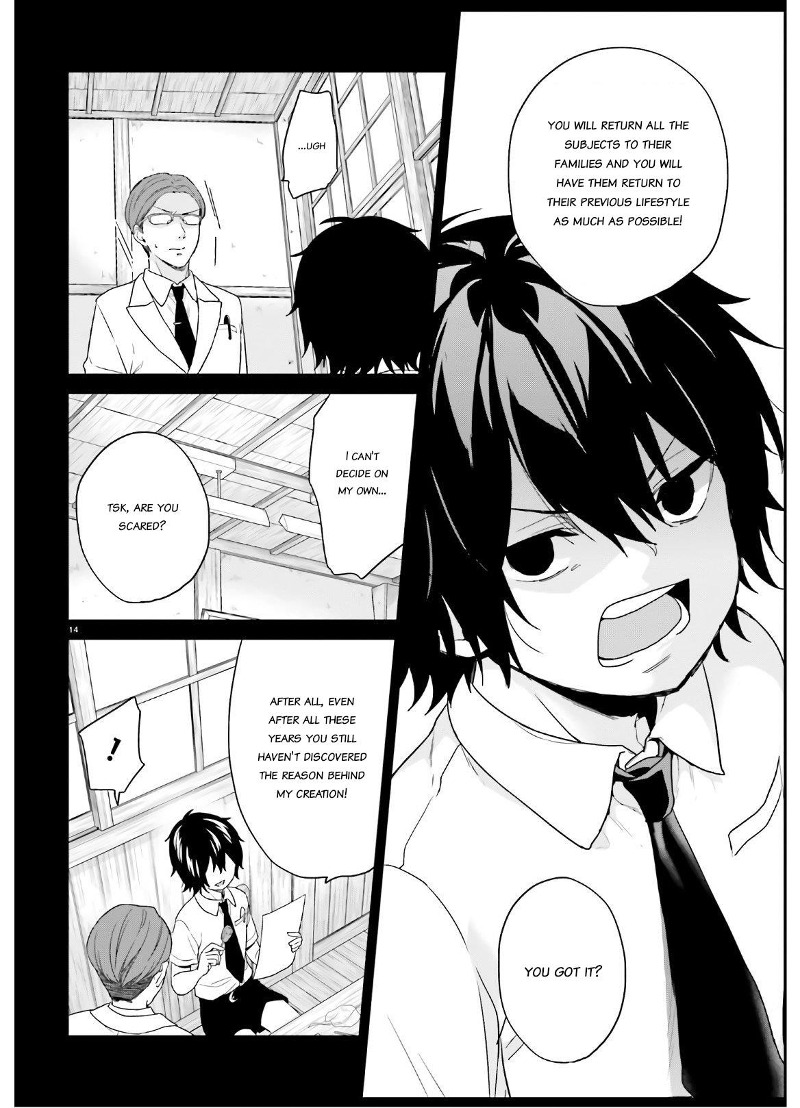 Dear Self-styled F rank bro’ says, he’s gonna rule a game-oriented school. Chapter 23 - Page 14