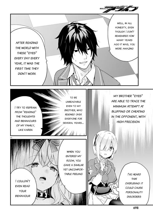 Dear Self-styled F rank bro’ says, he’s gonna rule a game-oriented school. Chapter 24 - Page 8