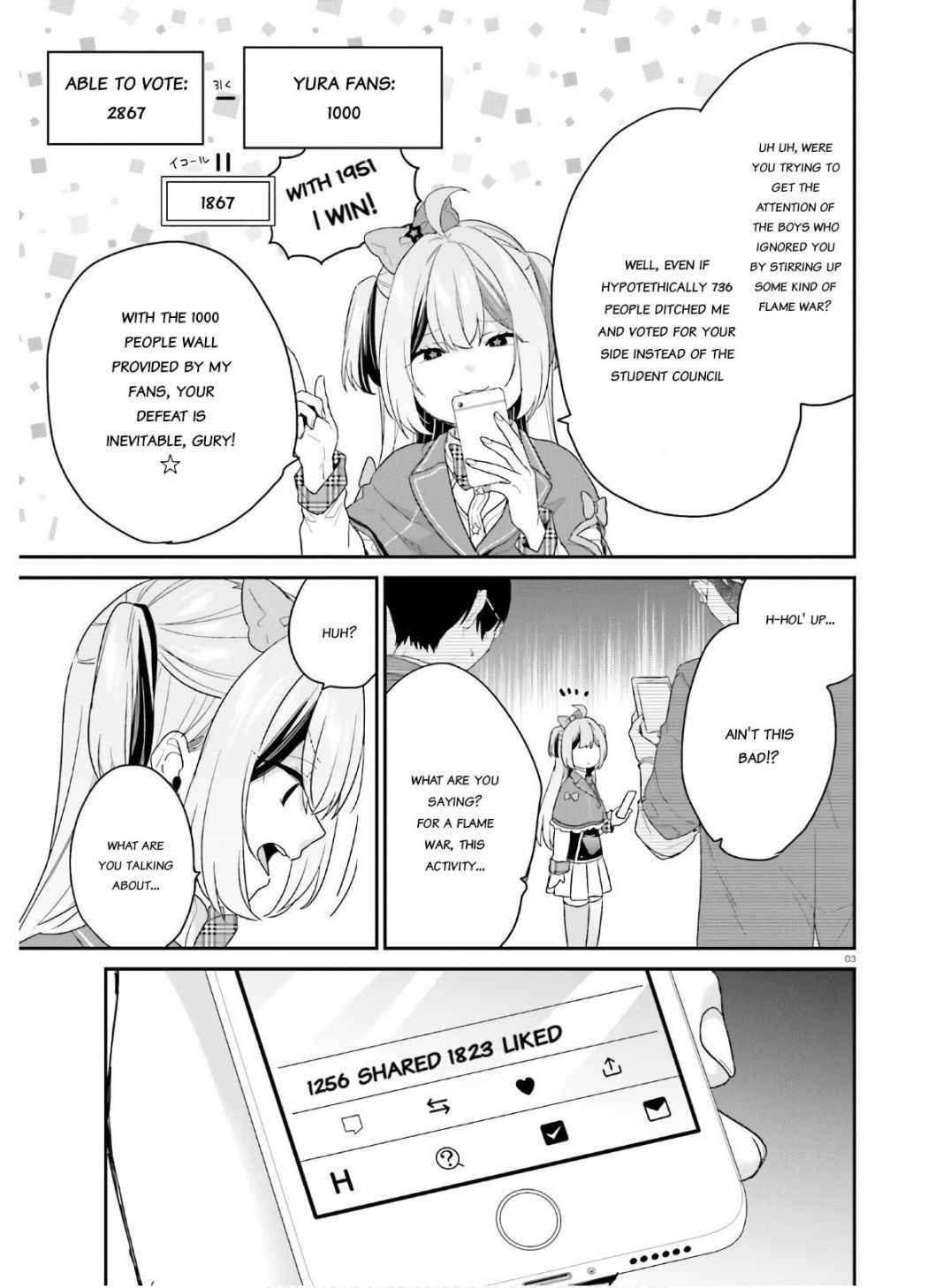 Dear Self-styled F rank bro’ says, he’s gonna rule a game-oriented school. Chapter 30 - Page 3