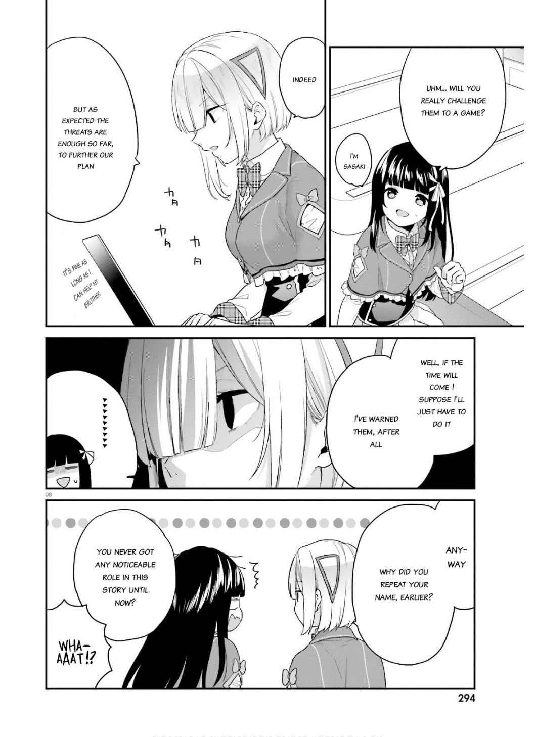 Dear Self-styled F rank bro’ says, he’s gonna rule a game-oriented school. Chapter 30 - Page 8