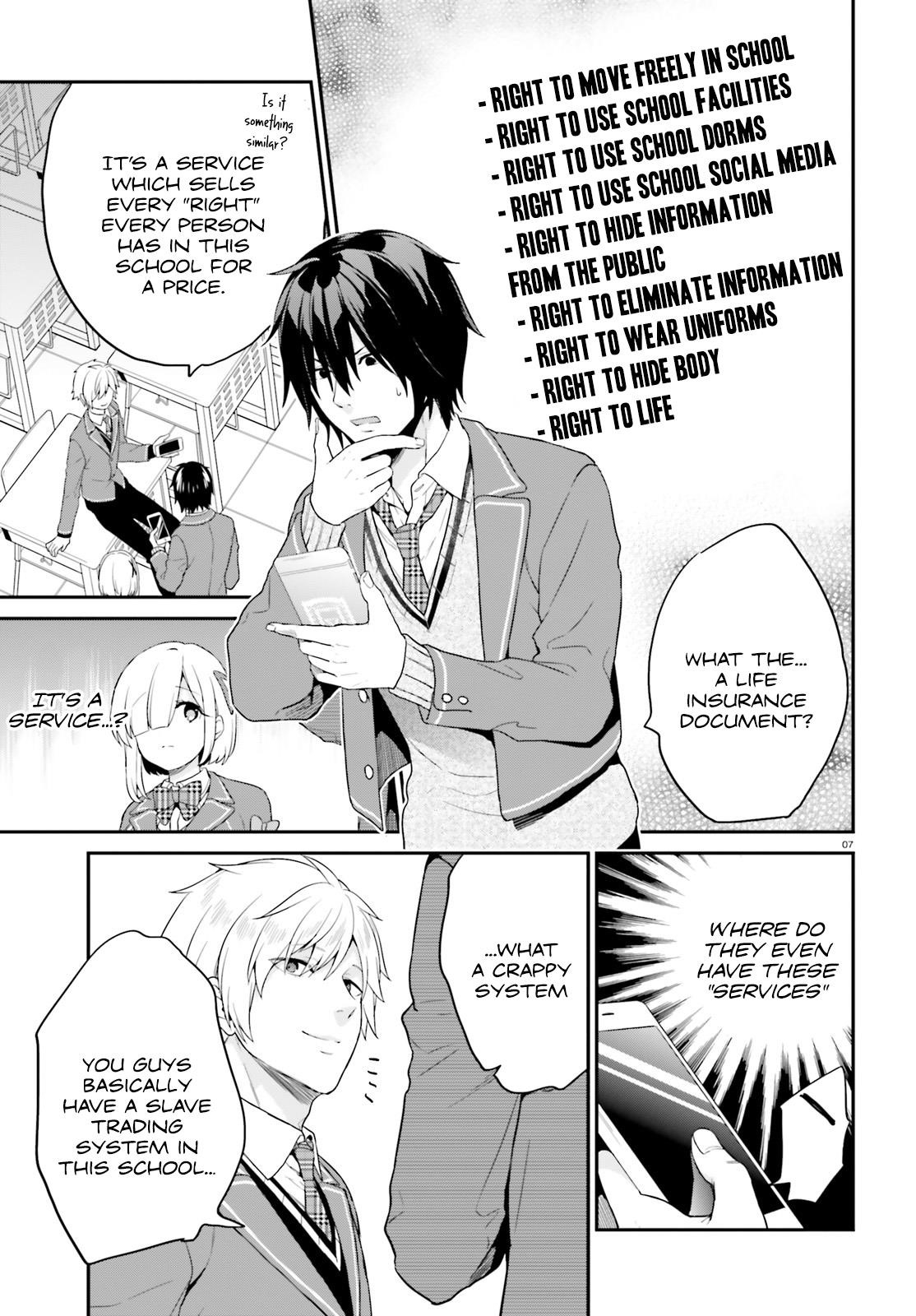 Dear Self-styled F rank bro’ says, he’s gonna rule a game-oriented school. Chapter 6 - Page 6