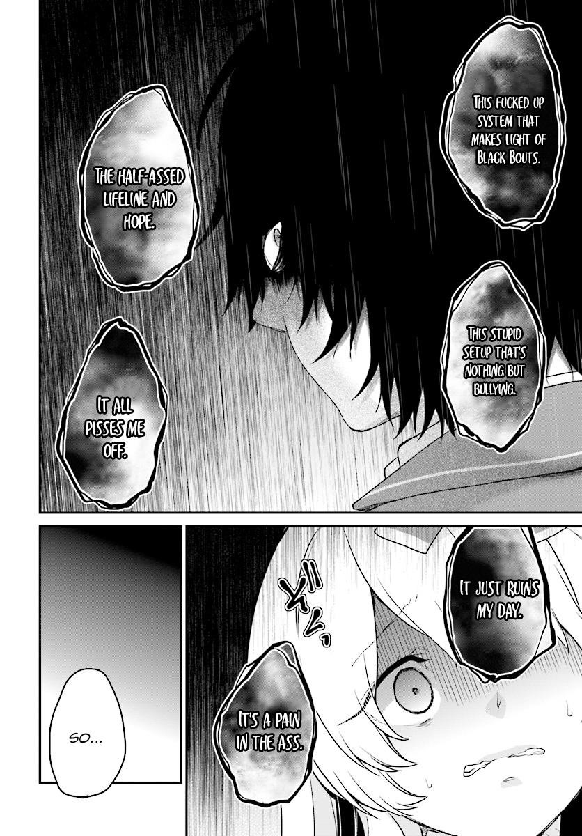 Dear Self-styled F rank bro’ says, he’s gonna rule a game-oriented school. Chapter 9 - Page 22