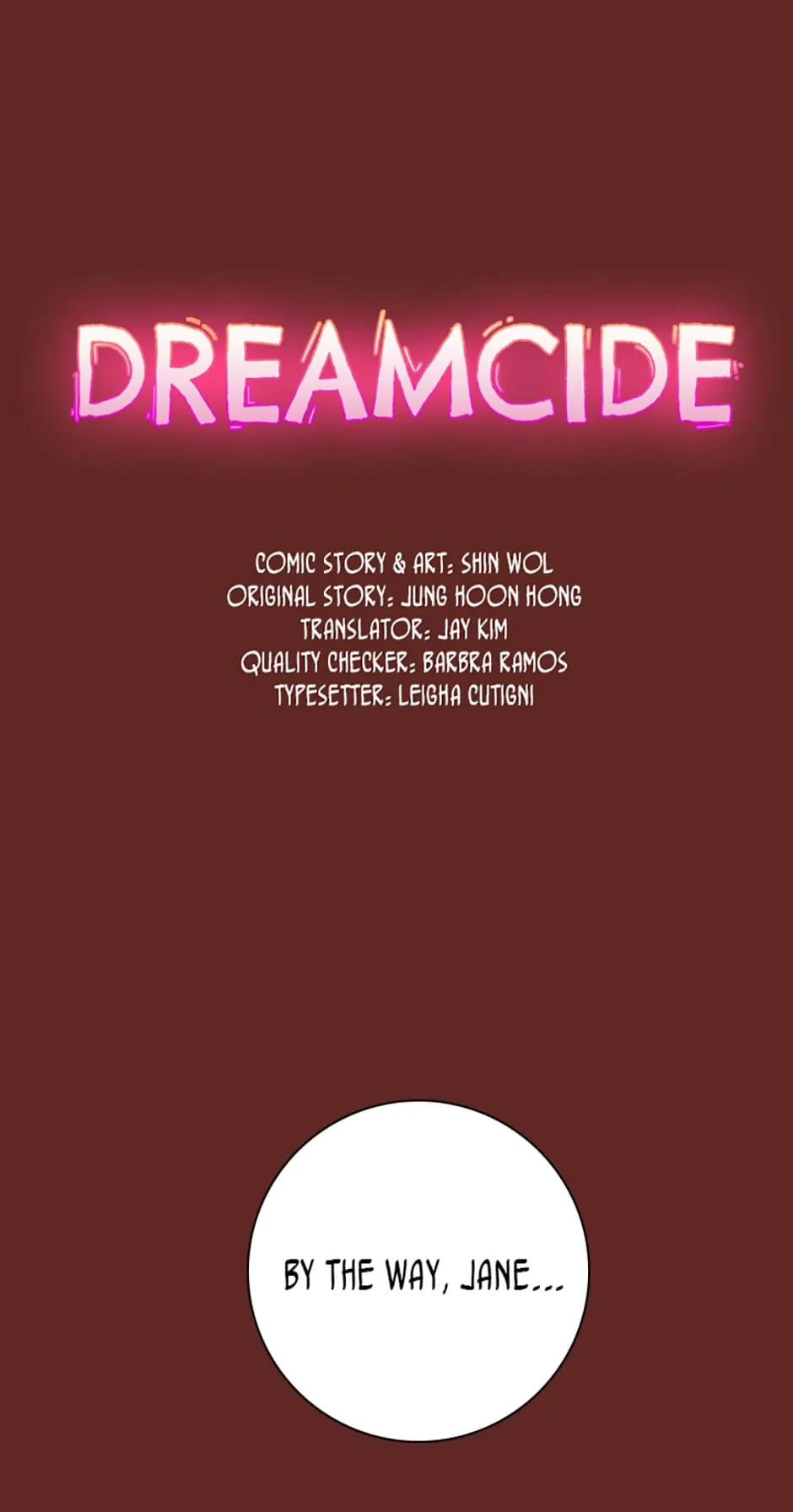 Dreamcide Chapter 38 - Page 1
