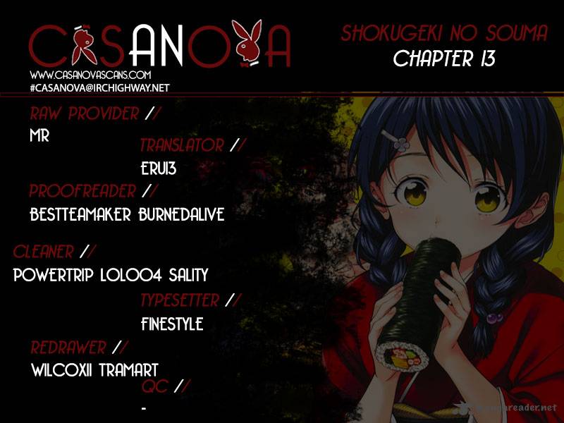 SHOKUGEKI NO SOMA Chapter 13 - Page 1