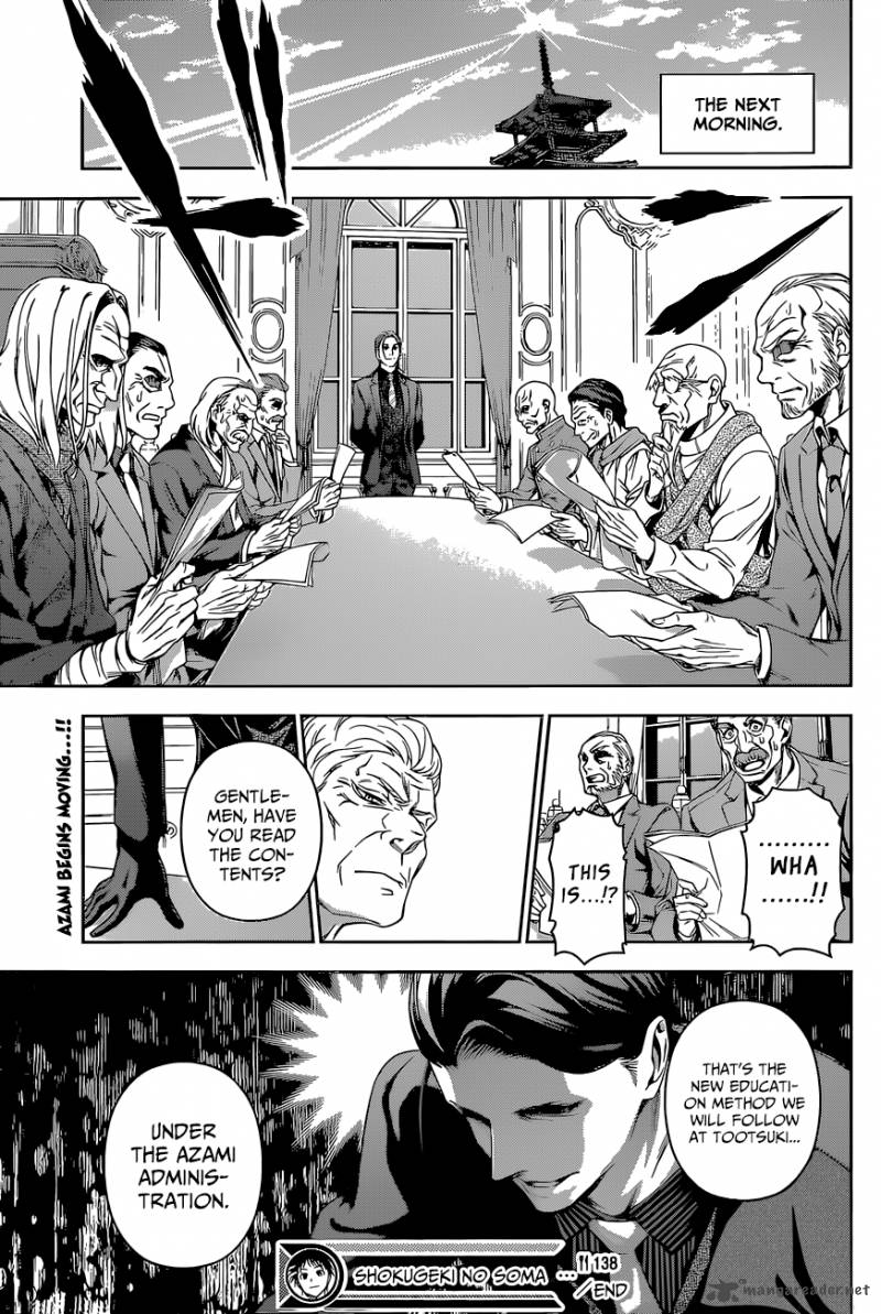 SHOKUGEKI NO SOMA Chapter 138 - Page 21