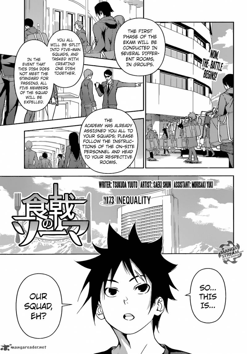 SHOKUGEKI NO SOMA Chapter 173 - Page 1