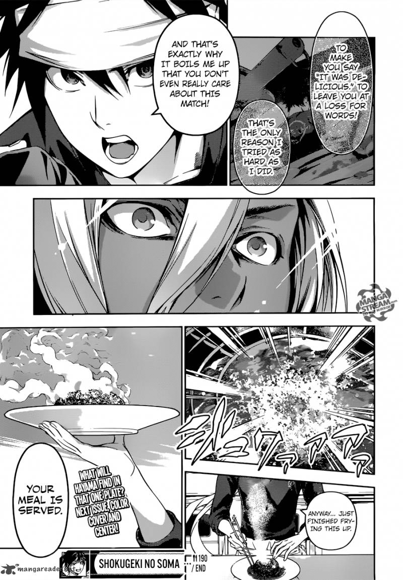 SHOKUGEKI NO SOMA Chapter 190 - Page 18
