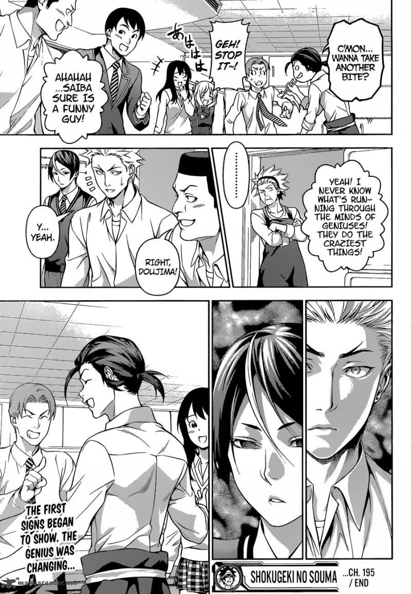 SHOKUGEKI NO SOMA Chapter 195 - Page 19