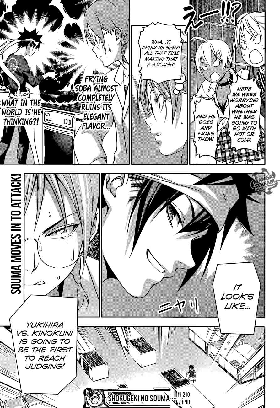 SHOKUGEKI NO SOMA Chapter 210 - Page 20