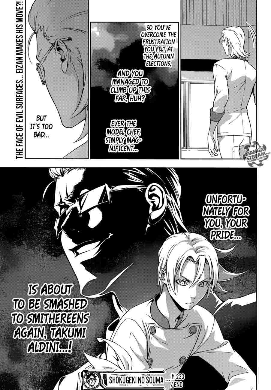 SHOKUGEKI NO SOMA Chapter 233 - Page 19