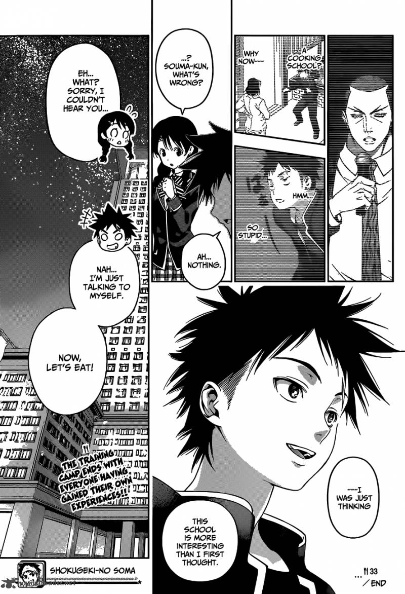 SHOKUGEKI NO SOMA Chapter 33 - Page 21