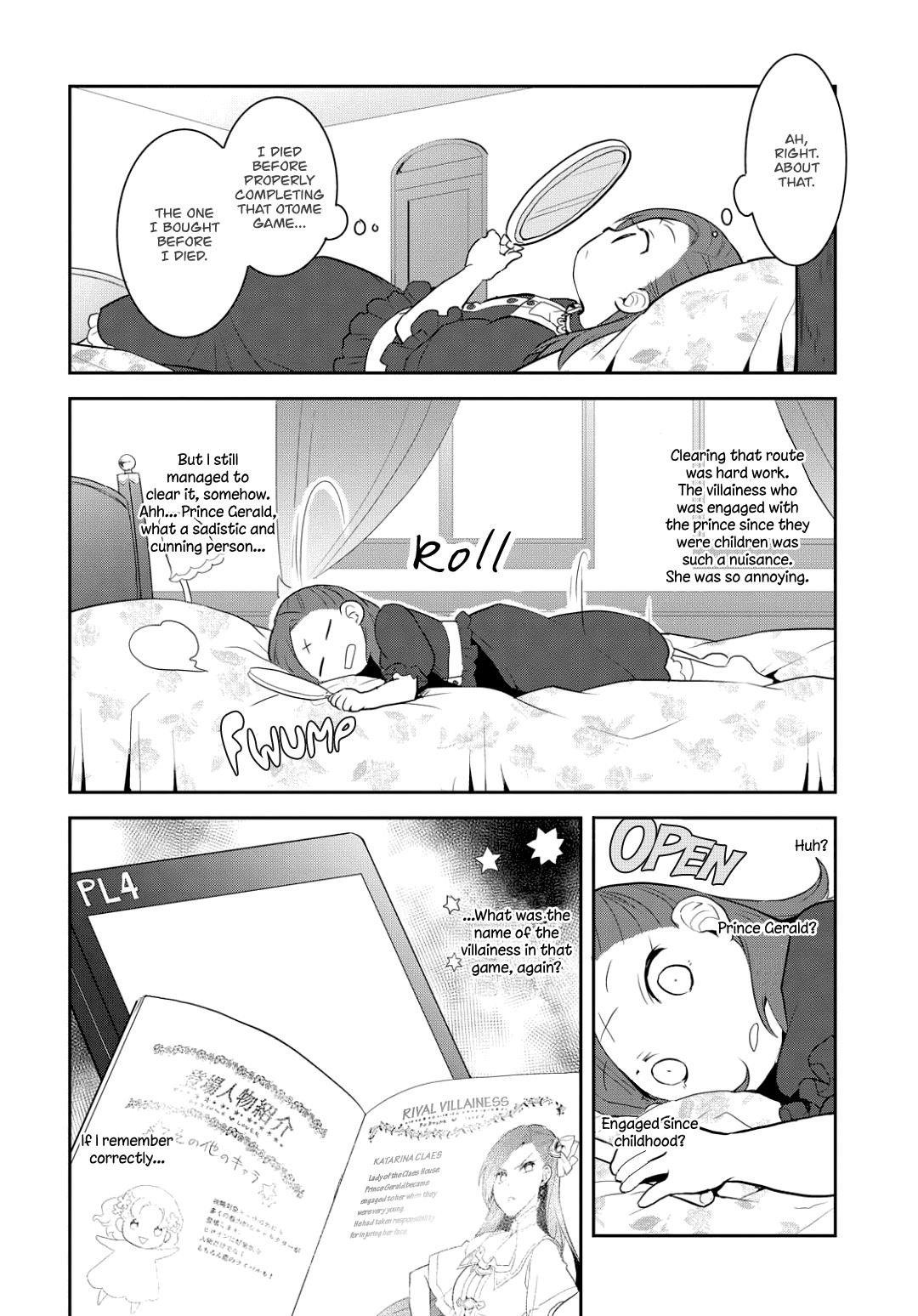 Otome Game No Hametsu Flag Shika Nai Akuyaku Reijou Ni Tensei Shite Shimatta… Chapter 1 - Page 14