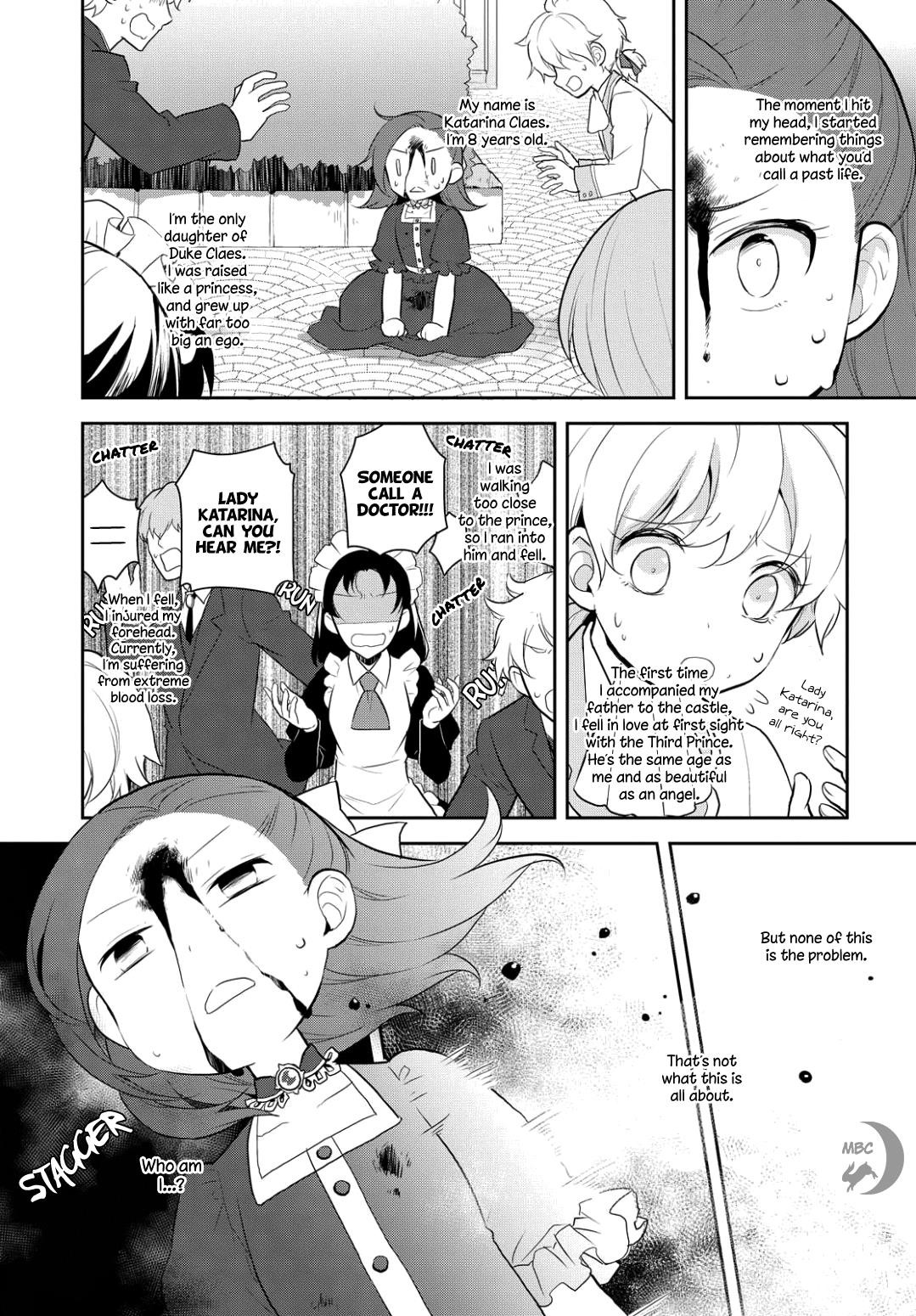 Otome Game No Hametsu Flag Shika Nai Akuyaku Reijou Ni Tensei Shite Shimatta… Chapter 1 - Page 5