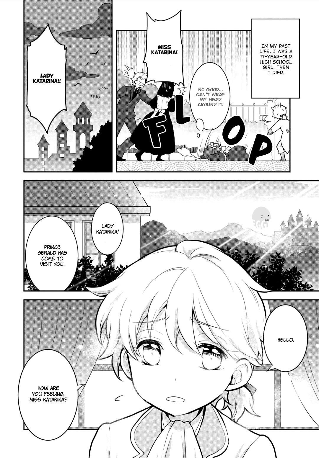 Otome Game No Hametsu Flag Shika Nai Akuyaku Reijou Ni Tensei Shite Shimatta… Chapter 1 - Page 6