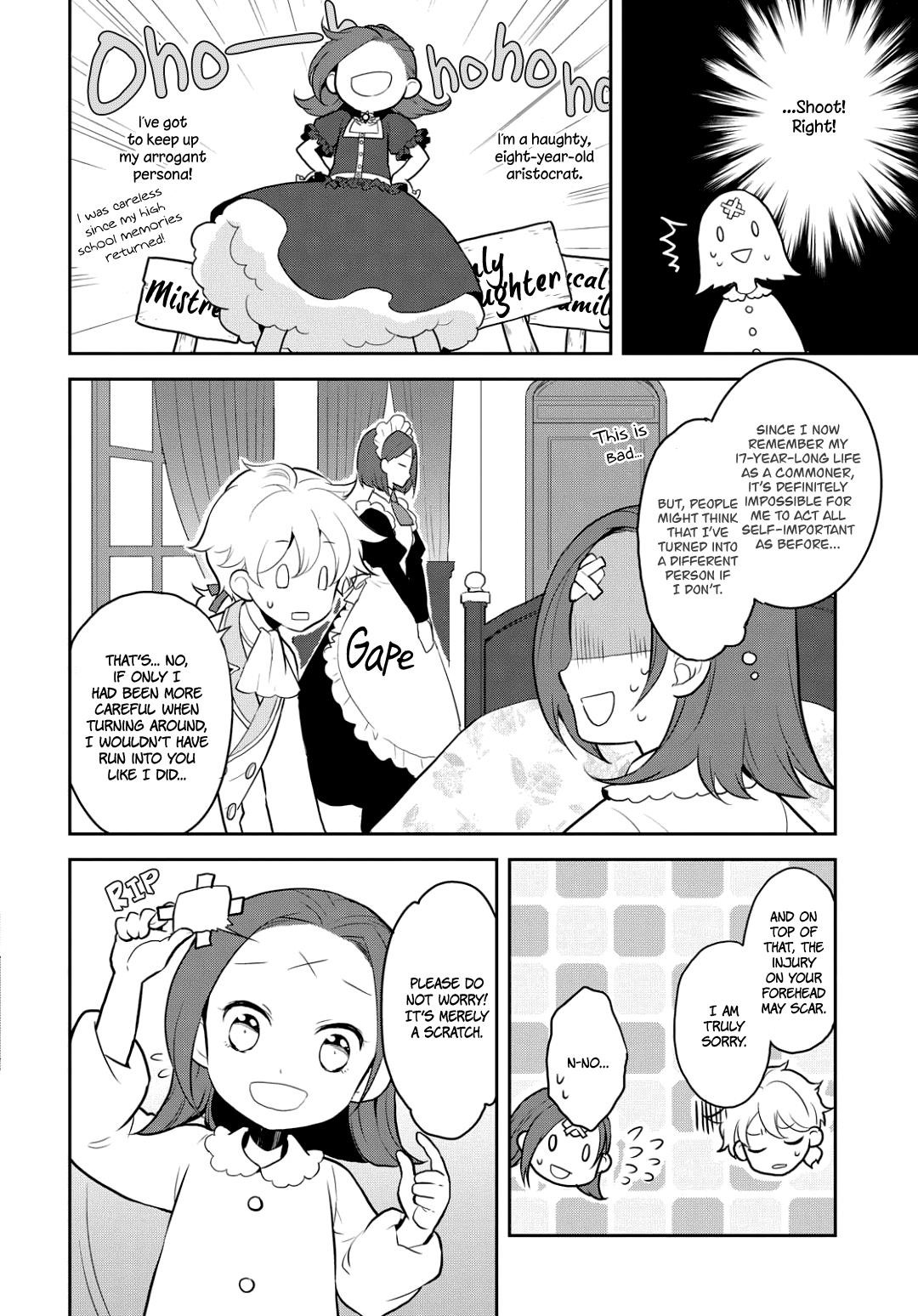 Otome Game No Hametsu Flag Shika Nai Akuyaku Reijou Ni Tensei Shite Shimatta… Chapter 1 - Page 8