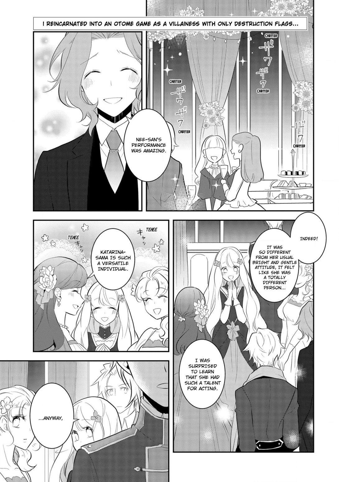 Otome Game No Hametsu Flag Shika Nai Akuyaku Reijou Ni Tensei Shite Shimatta… Chapter 27 - Page 1