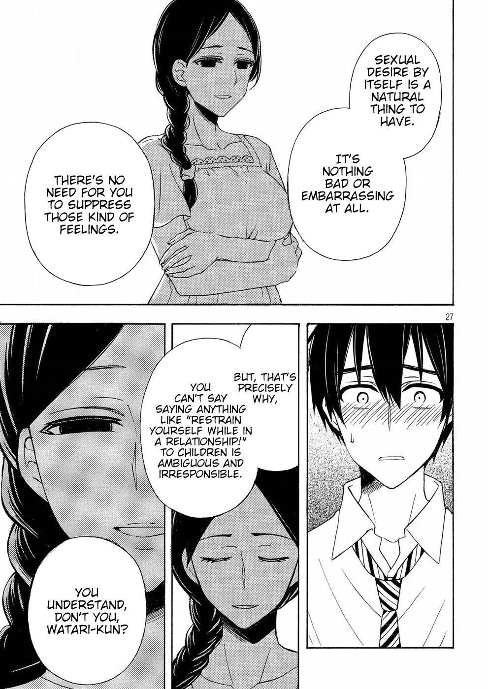 Watari-Kun No Xx Ga Houkai Sunzen Chapter 36 - Page 26