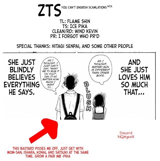 Watari-Kun No Xx Ga Houkai Sunzen Chapter 39.5 - Page 11