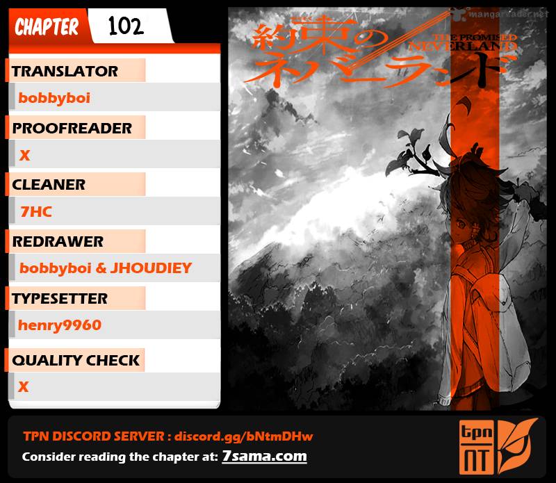 Yakusoku no Neverland Chapter 102 - Page 1