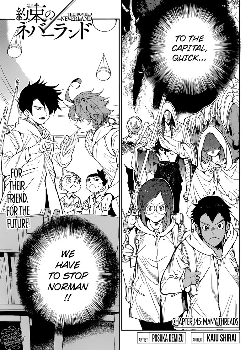 Yakusoku no Neverland Chapter 145 - Page 1