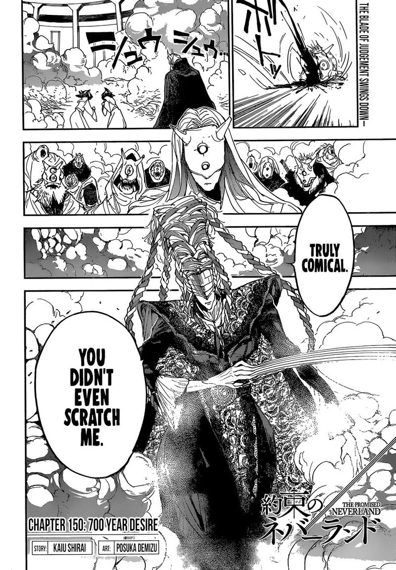 Yakusoku no Neverland Chapter 150 - Page 2