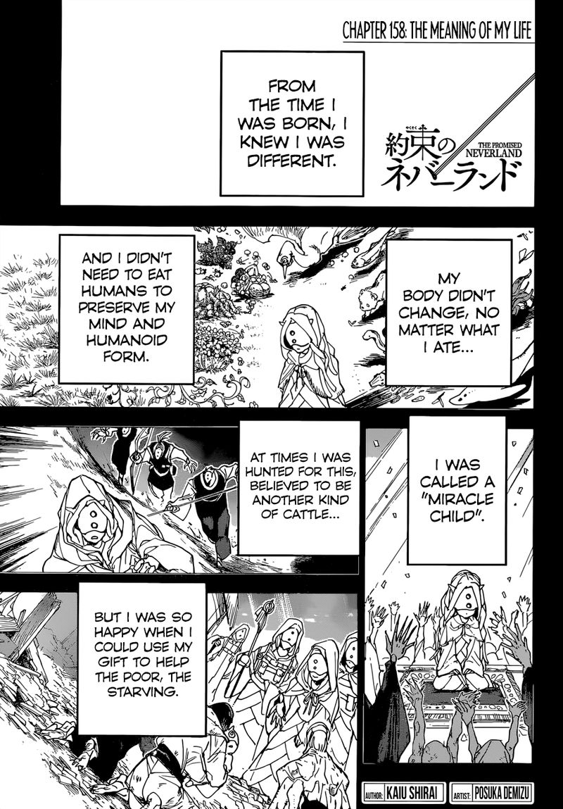 Yakusoku no Neverland Chapter 158 - Page 1