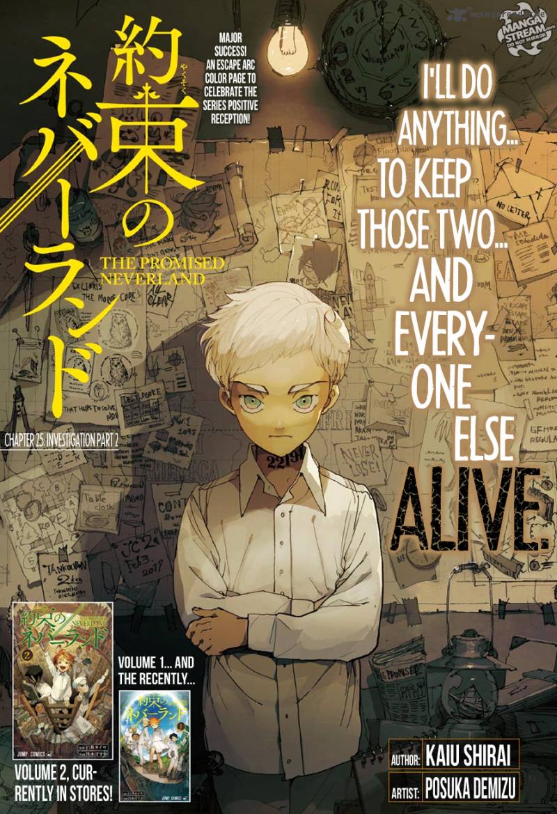 Yakusoku no Neverland Chapter 25 - Page 1
