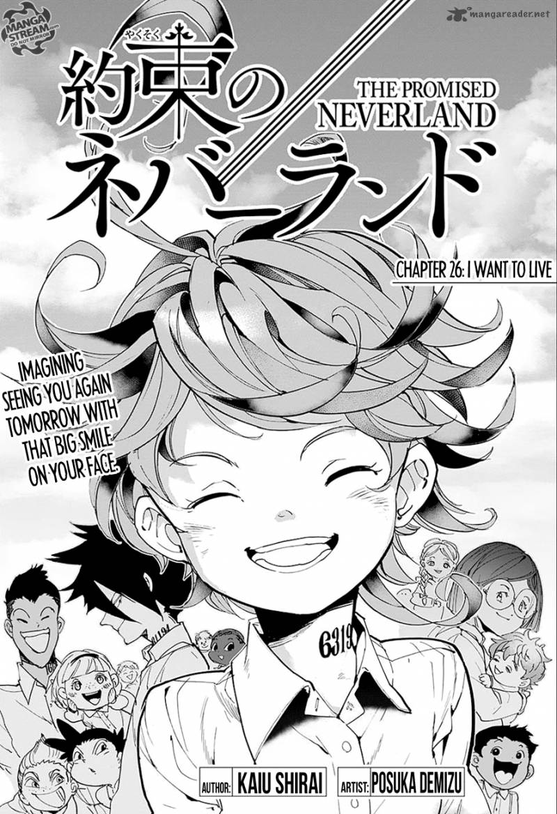 Yakusoku no Neverland Chapter 26 - Page 1