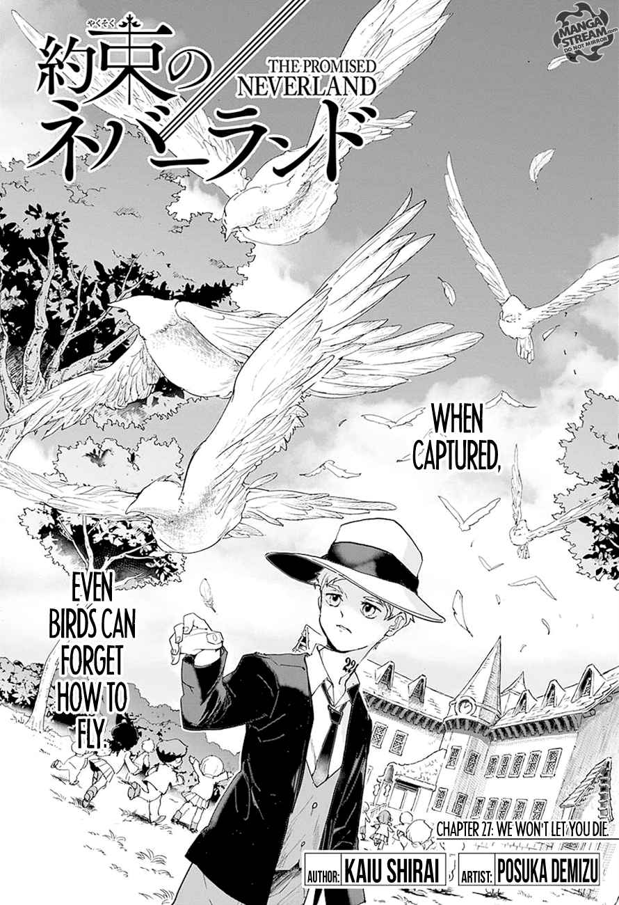 Yakusoku no Neverland Chapter 27 - Page 1