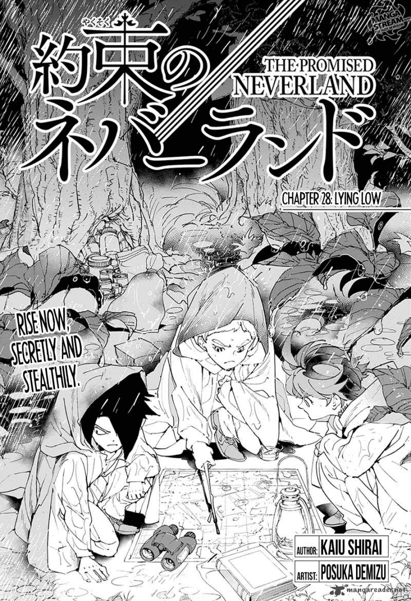 Yakusoku no Neverland Chapter 28 - Page 1