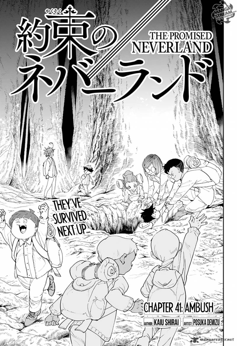 Yakusoku no Neverland Chapter 41 - Page 1