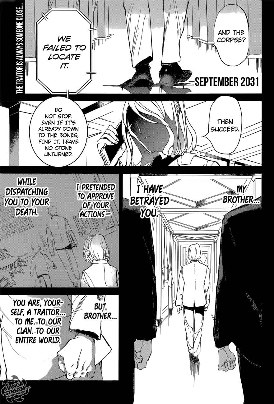 Yakusoku no Neverland Chapter 73 - Page 1