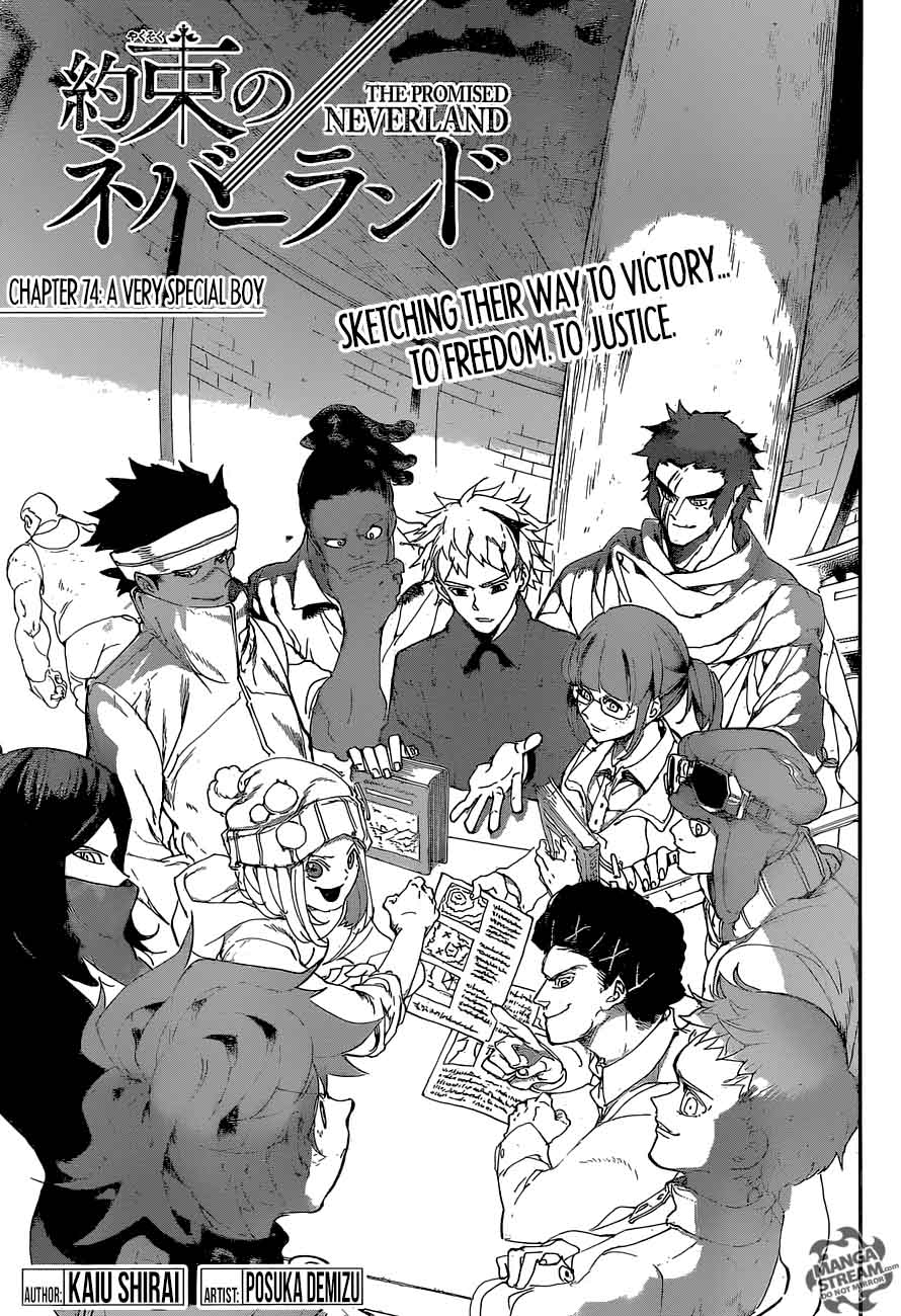 Yakusoku no Neverland Chapter 74 - Page 3