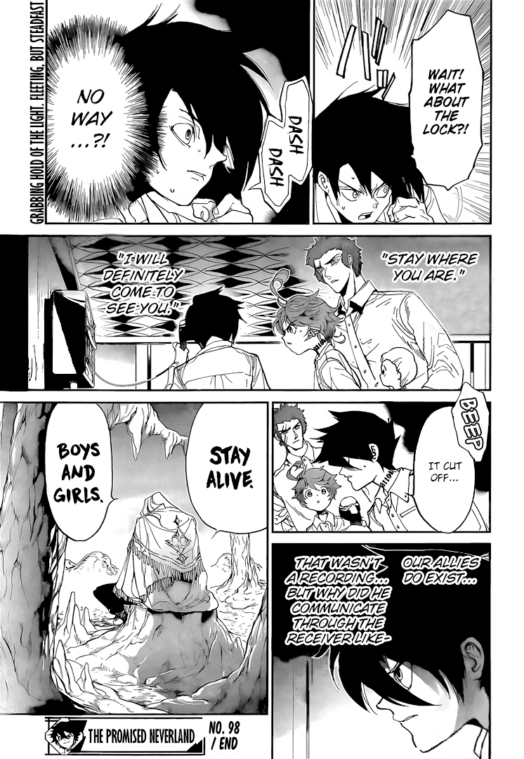 Yakusoku no Neverland Chapter 98 - Page 21