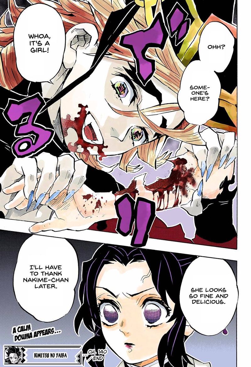Demon Slayer: Kimetsu no Yaiba – manga in colored Chapter 140 - Page 21