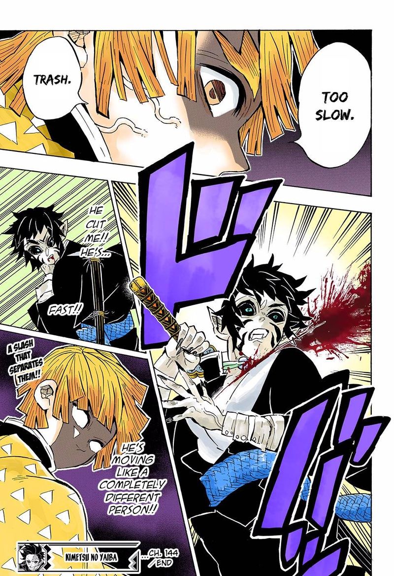Demon Slayer: Kimetsu no Yaiba – manga in colored Chapter 144 - Page 19