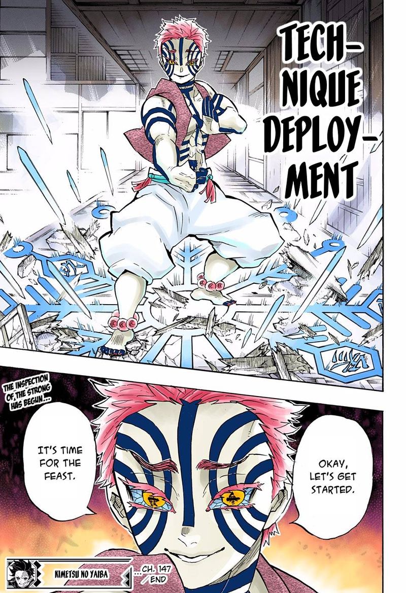 Demon Slayer: Kimetsu no Yaiba – manga in colored Chapter 147 - Page 20