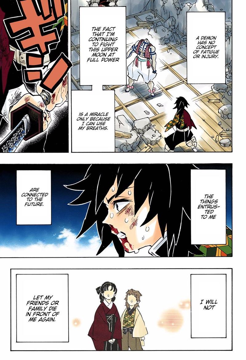 Demon Slayer: Kimetsu no Yaiba – manga in colored Chapter 154 - Page 3