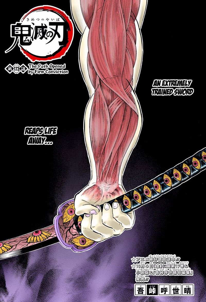 Demon Slayer: Kimetsu no Yaiba – manga in colored Chapter 173 - Page 1