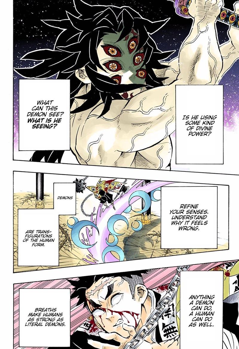 Demon Slayer: Kimetsu no Yaiba – manga in colored Chapter 173 - Page 4