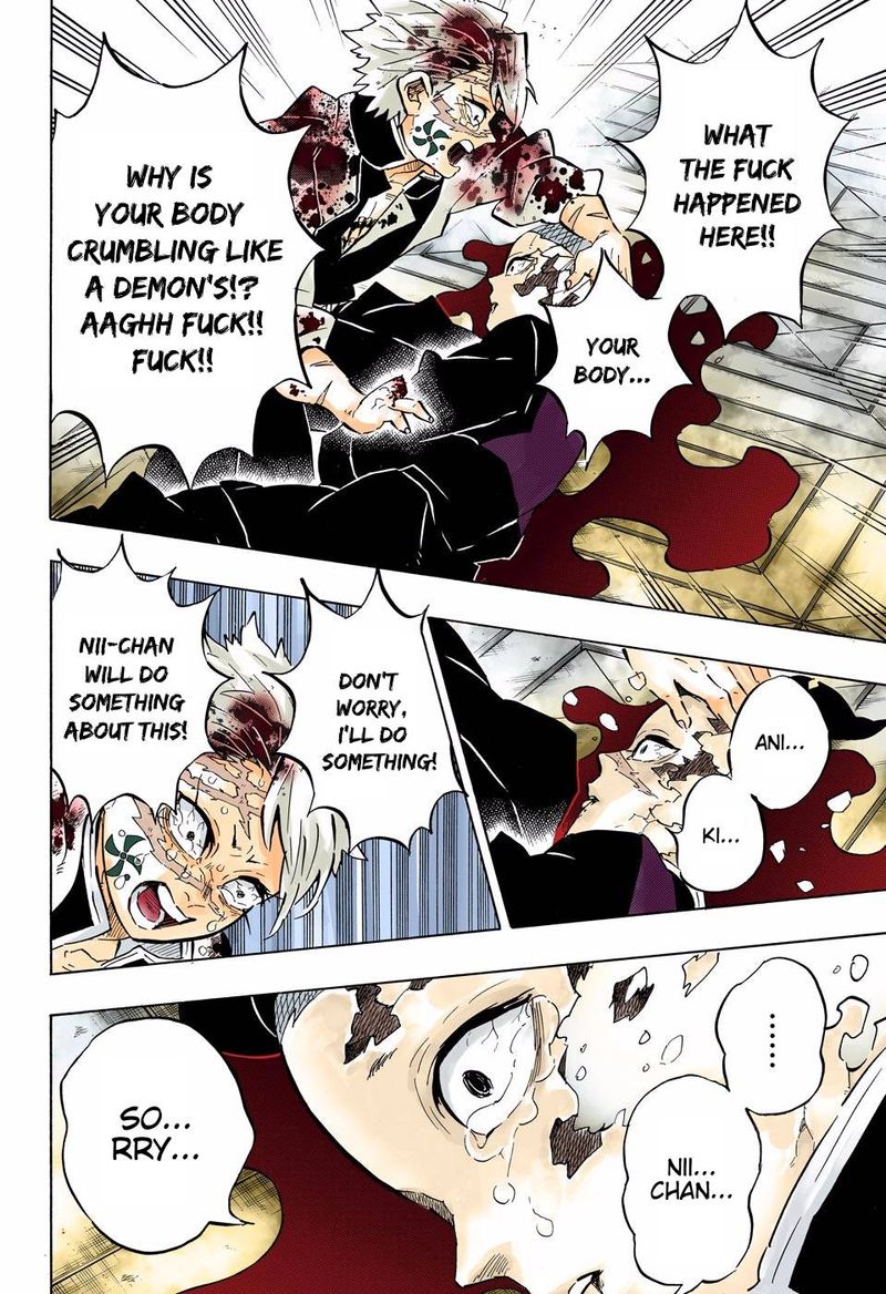 Demon Slayer: Kimetsu no Yaiba – manga in colored Chapter 179 - Page 14