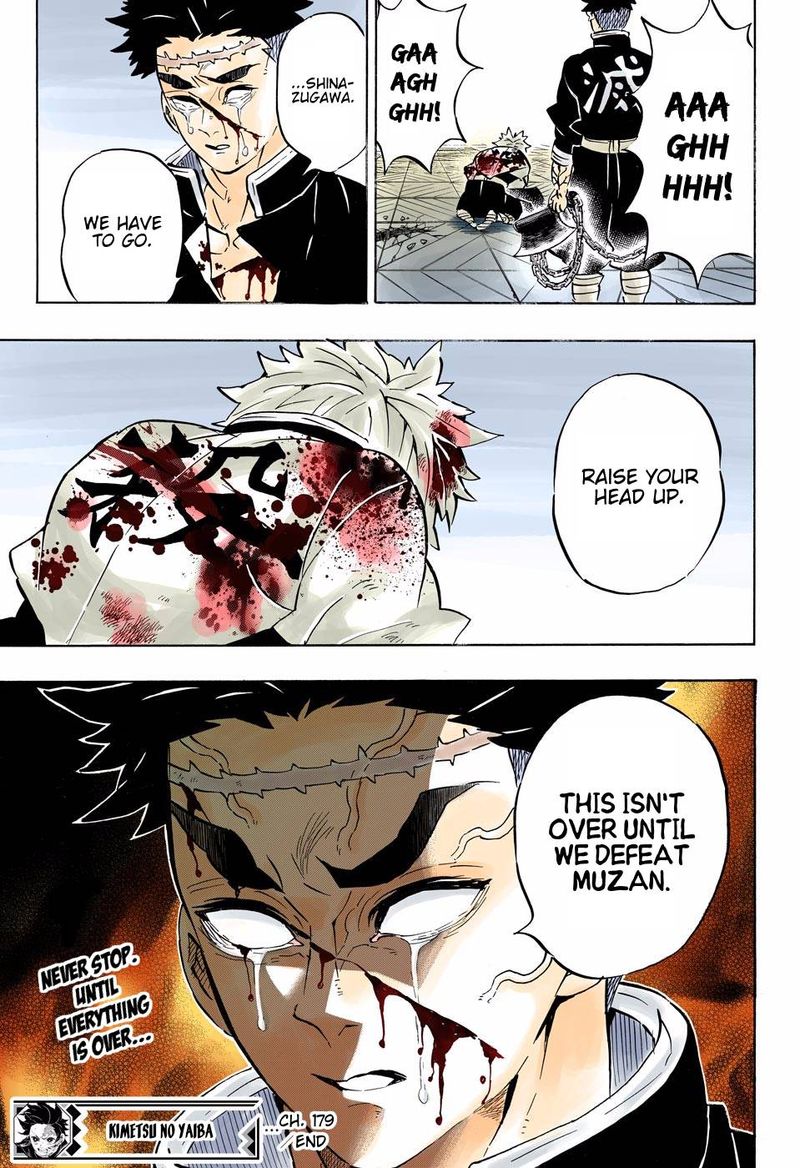Demon Slayer: Kimetsu no Yaiba – manga in colored Chapter 179 - Page 19
