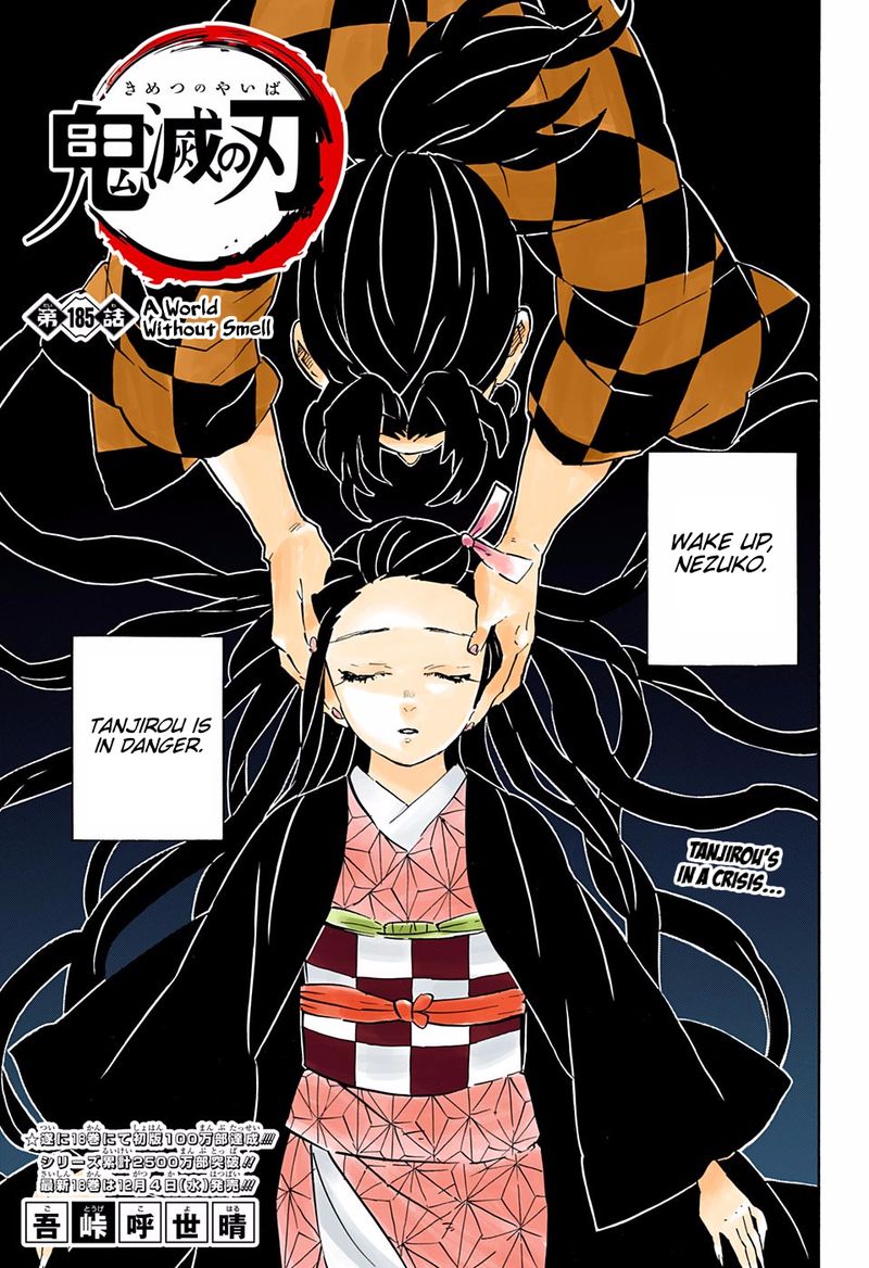 Demon Slayer: Kimetsu no Yaiba – manga in colored Chapter 185 - Page 1